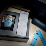 Maurice Lacroix Aikon Automatic Limited Summer Edition Blue Dial Silver Steel Strap Watch For Men - AI6008-SS00F-431-1 Buy Now By Maurice Lacroix