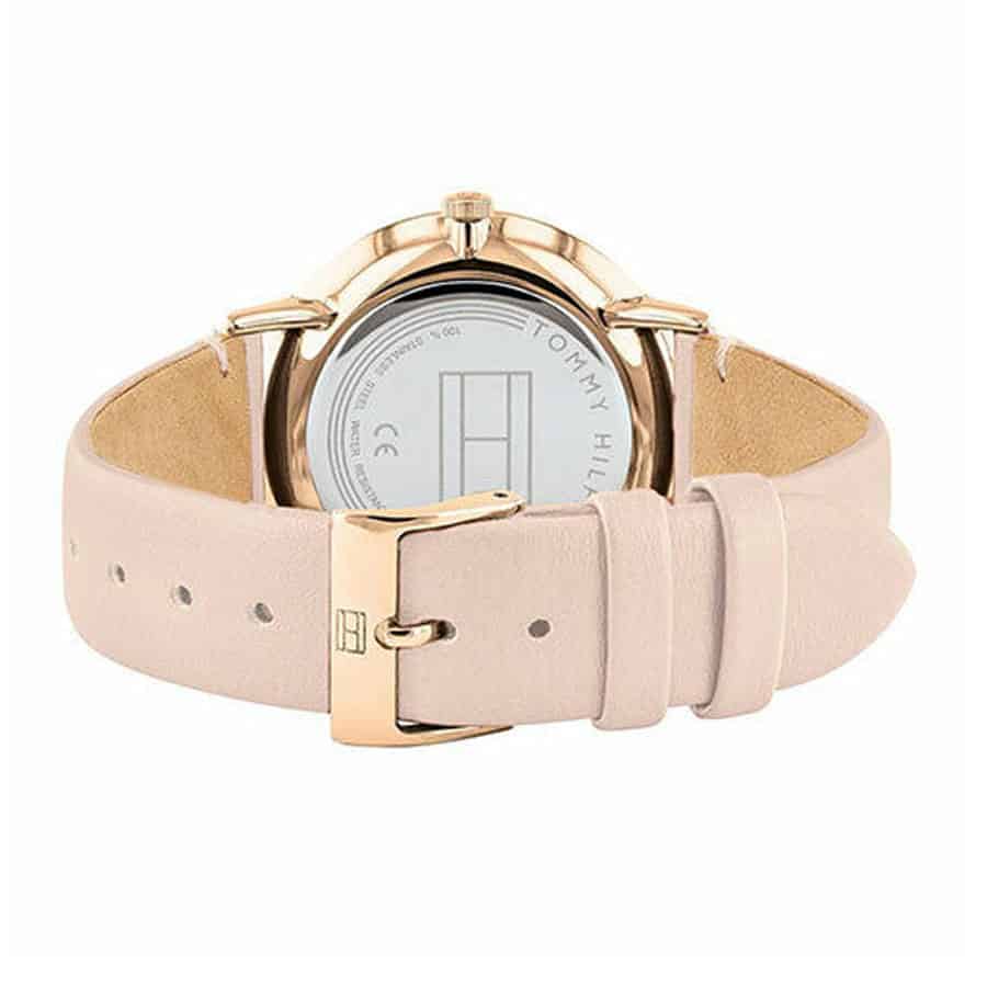 Tommy Hilfiger Jenna Analog Pink Dial Pink Leather Strap Watch for Women - 1782071 Buy Now By Tommy Hilfiger