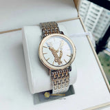 Versace Virtus Quartz White Dial Two Tone Steel Strap Watch for Women - VEHC00719 Buy Now By Versace