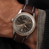 Breitling Navitimer 1 Automatic 41mm Black Dial Brown Leather Strap Mens Watch - U17326211M1P1 Buy Now By Breitling