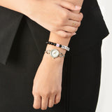 Bulova Analog Crystals Mother of Pearl Dial Silver Steel Strap Watch for Women - 98X109 Buy Now By Bulova