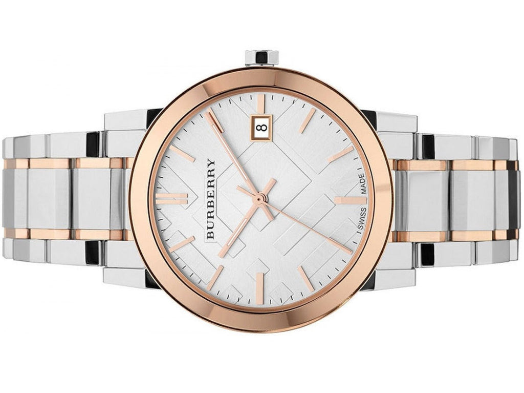 Burberry The City White Dial Two Tone Steel Strap Watch for Women - BU9006 Buy Now By Burberry