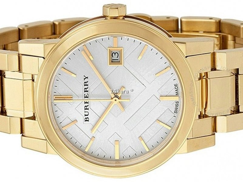 Burberry The City White Dial Gold Steel Strap Watch for Women - BU9103 Buy Now By Burberry