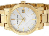 Burberry The City White Dial Gold Steel Strap Watch for Women - BU9103 Buy Now By Burberry