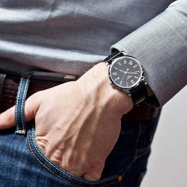 Tissot Classic Dream Black Dial Black Leather Strap Watch for Men - T033.410.16.053.01 Buy Now By Tissot