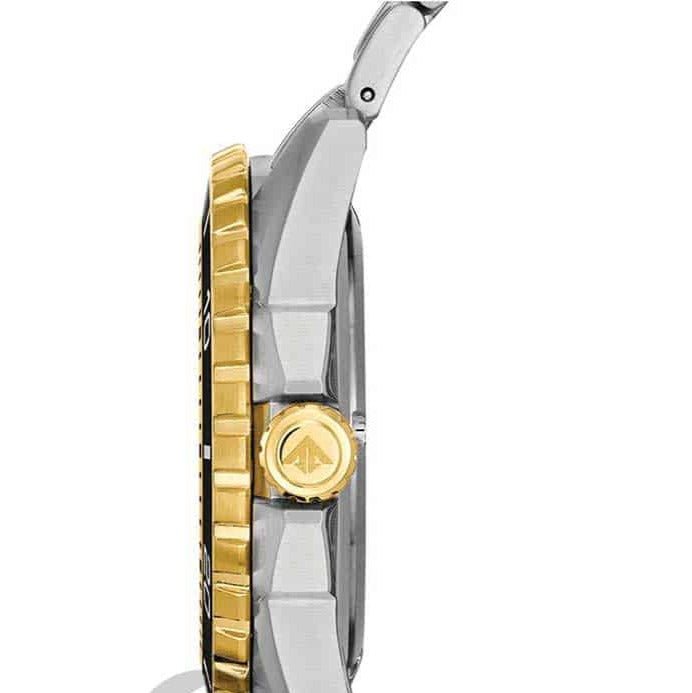 Citizen Eco Drive Promaster Diver Black Dial Two Tone Steel Strap Watch For Men - BN0194-57E Buy Now By Citizen