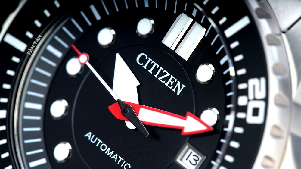 Citizen Mechanical Black Dial Silver Steel Strap Watch For Men - NJ0120-81E Buy Now By Citizen