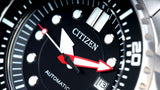 Citizen Mechanical Black Dial Silver Steel Strap Watch For Men - NJ0120-81E Buy Now By Citizen