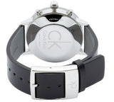 Calvin Klein Post Minimal White Dial Black Leather Strap Watch for Men - K7627120 Buy Now By Calvin Klein