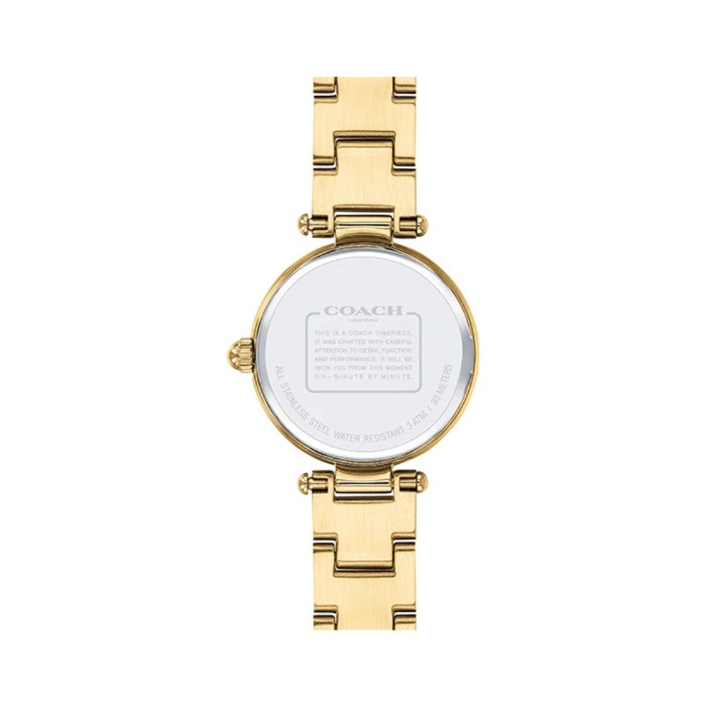 Coach Park Blue Dial Gold Steel Strap Watch for Women - 14503225 Buy Now By Coach