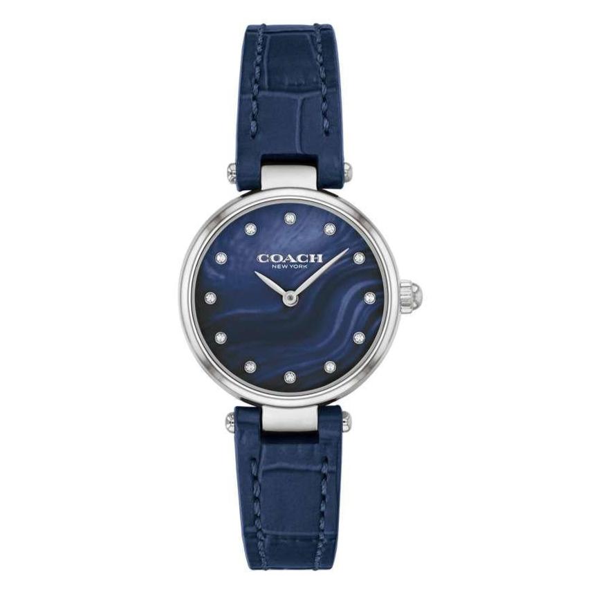 Coach Park Navy Blue Dial Navy Blue Leather Strap Watch for Women - 14503535 Buy Now By Coach