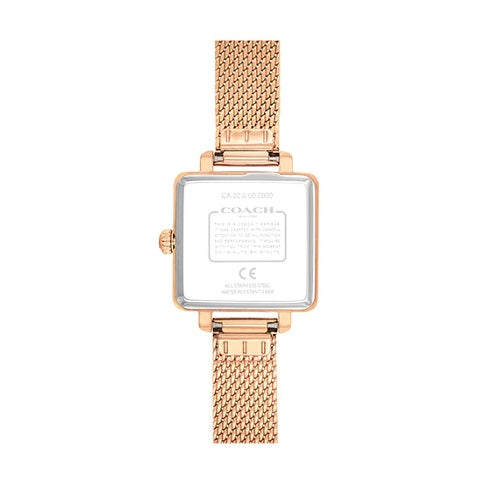Coach Cass White Dial Rose Gold Mesh Bracelet Watch for Women - 14503698 Buy Now By Coach