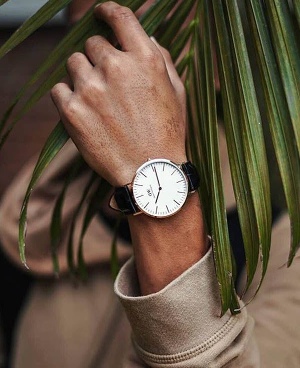 Daniel Wellington Classic Reading White Dial Black Leather Strap Watch For Men - DW00100014 Buy Now By Daniel Wellington