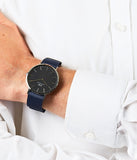 Daniel Wellington Classic Bayswater Black Dial Black NATO Strap Watch For Men - DW00100278 Buy Now By Daniel Wellington