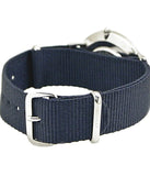 Daniel Wellington Classic Bayswater White Dial Blue NATO Strap Watch For Women - DW00100280 Buy Now By Daniel Wellington