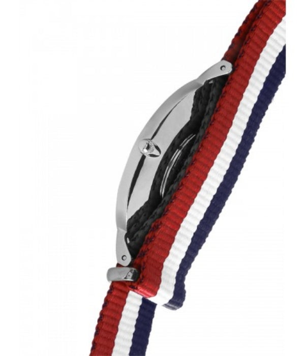 Daniel Wellington Classic Cambridge White Dial Two Tone Nylon Strap Watch For Men - DW00100017 Buy Now By Daniel Wellington