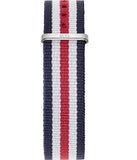 Daniel Wellington Classic Canterbury White Dial Two Tone NATO Strap Watch For Women - DW00100051 Buy Now By Daniel Wellington