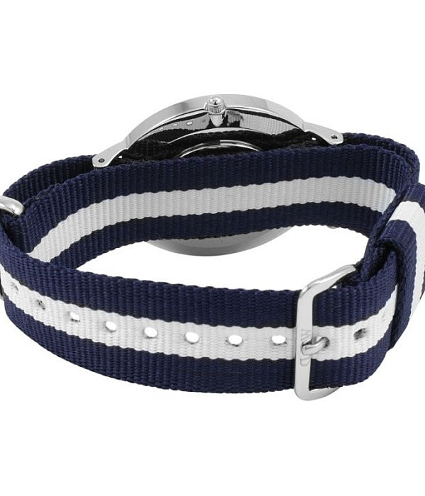 Daniel Wellington Classic Glasgow White Dial Two Tone NATO Strap Unisex Watch - DW00100047 Buy Now By Daniel Wellington