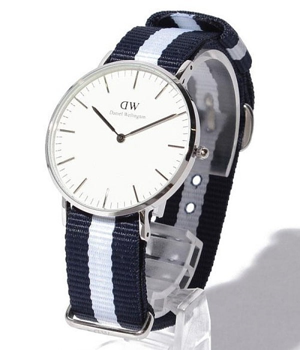 Daniel Wellington Classic Glasgow White Dial Two Tone NATO Strap Unisex Watch - DW00100047 Buy Now By Daniel Wellington