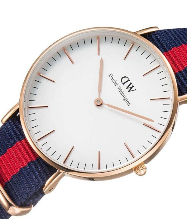 Daniel Wellington Classic Oxford White Dial Two Tone NATO Strap Watch For Women - DW00100029 Buy Now By Daniel Wellington