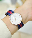 Daniel Wellington Classic Oxford White Dial Two Tone NATO Strap Watch For Women - DW00100029 Buy Now By Daniel Wellington