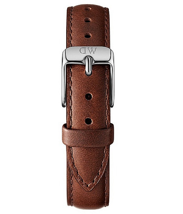 Daniel Wellington Classic Petite St Mawes Black Dial Brown Leather Strap Watch For Women - DW00100181 Buy Now By Daniel Wellington