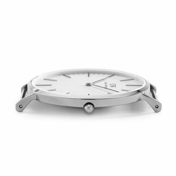 Daniel Wellington Classic St Mawes White Dial Brown Leather Strap Watch For Men - DW00100021 Buy Now By Daniel Wellington