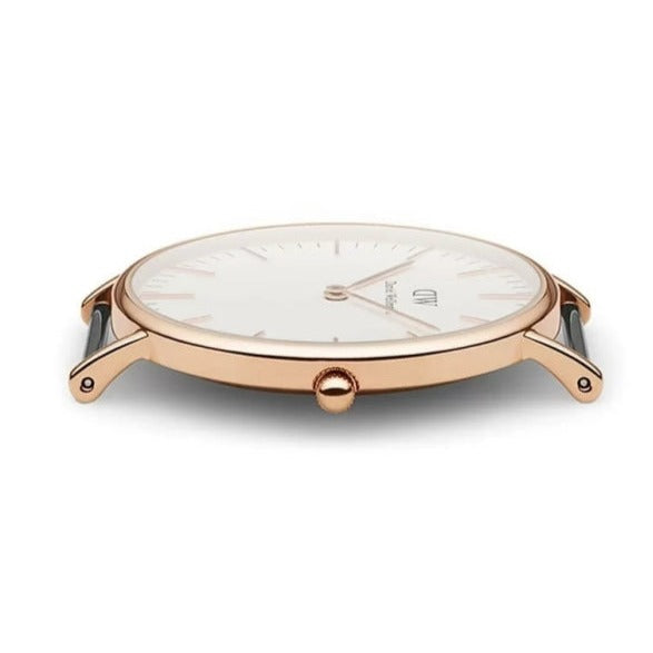 Daniel Wellington Classic Winchester White Dial Three Tone Nylon Strap Watch For Women - DW00100033 Buy Now By Daniel Wellington
