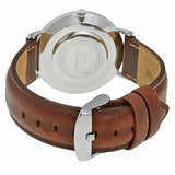 Daniel Wellington St Mawes White Dial Brown Leather Strap Watch For Men - DW00100052 Buy Now By Daniel Wellington