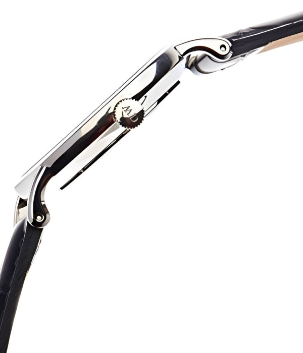 Daniel Wellington Dapper Reading White Dial Black Leather Strap Watch For Men - DW00100108 Buy Now By Daniel Wellington