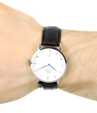 Daniel Wellington Dapper Reading White Dial Black Leather Strap Watch For Men - DW00100108 Buy Now By Daniel Wellington