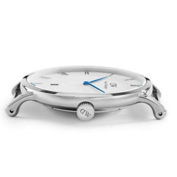 Daniel Wellington Dapper Reading White Dial Black Leather Strap Watch For Men - DW00100108 Buy Now By Daniel Wellington