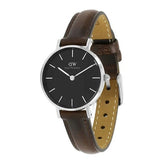 Daniel Wellington Classic Petite Bristol Black Dial Brown Leather Strap Watch For Women - DW00100233 Buy Now By Daniel Wellington