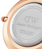 Daniel Wellington Classic Petite Dover Black Dial White NATO Strap Watch For Women - DW00100312 Buy Now By Daniel Wellington