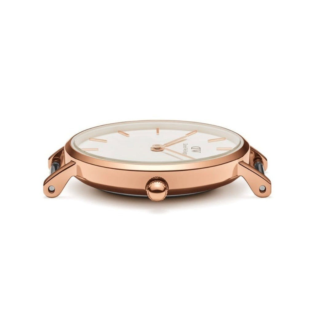 Daniel Wellington Petite Dover Quartz White Dial White NATO Strap Watch For Women - DW001000313 Buy Now By Daniel Wellington