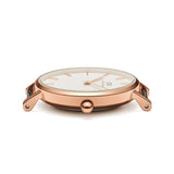 Daniel Wellington Classic Petite Reading White Dial Black Leather Strap Watch For Women - DW00100229 Buy Now By Daniel Wellington