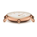 Daniel Wellington Classic Petite York White Dial Brown Leather Strap Watch For Women - DW00100232 Buy Now By Daniel Wellington