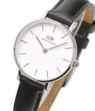 Daniel Wellington Classic Petite Sheffield White Dial Black Leather Strap Watch For Women - DW00100242 Buy Now By Daniel Wellington