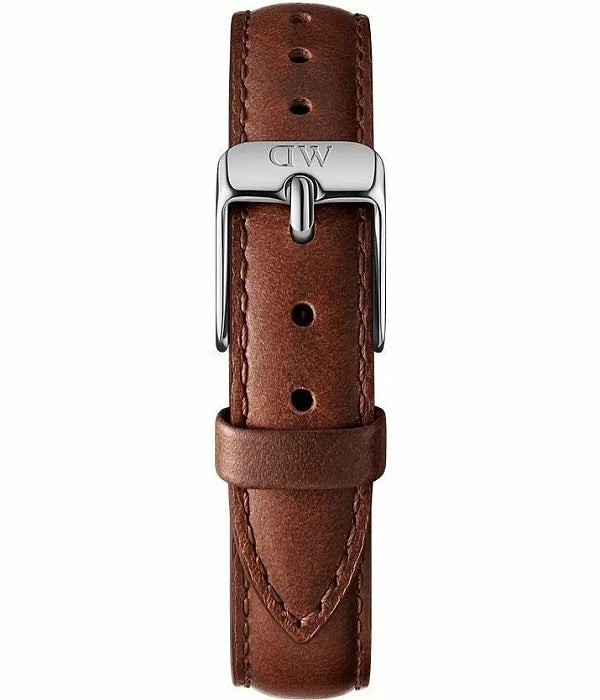 Daniel Wellington Petite White Dial Brown Leather Strap Watch For Women - DW00100243 Buy Now By Daniel Wellington