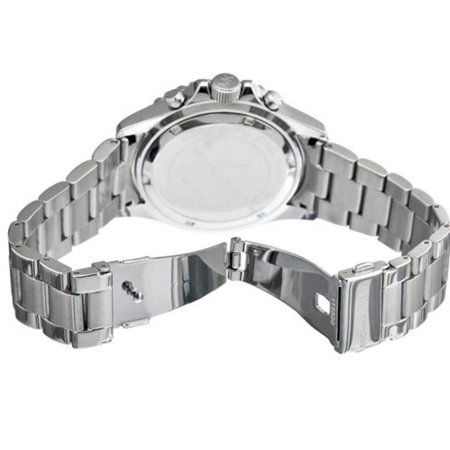 Michael Kors Everest Chronograph Black Dial Silver Steel Strap Watch For Women - MK5753 Buy Now By Michael Kors