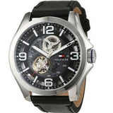 Tommy Hilfiger Bruce Analog Black Dial Black Leather Strap Watch for Men - 1791279 Buy Now By Tommy Hilfiger