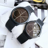 Calvin Klein Minimal Black Dial Black Mesh Bracelet Watch for Men - K3M5145X Buy Now By Calvin Klein