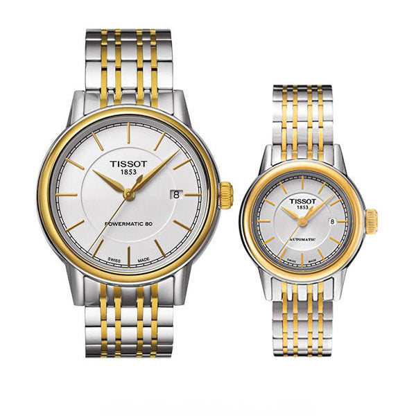 Tissot T Classic Carson Automatic White Dial Two Tone Steel Strap Watch for Men - T085.407.22.011.00 Buy Now By Tissot