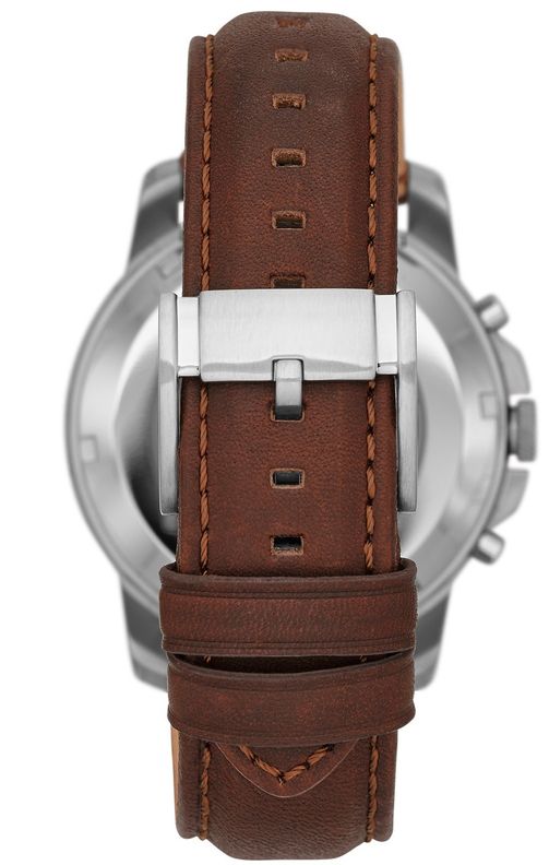 Fossil Grant Chronograph Cream Dial Brown Leather Strap Watch for Men - ME3122 Buy Now By Fossil
