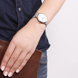 Fossil Jacqueline White Dial Light Blue Leather Strap Watch for Women - ES3821 Buy Now By Fossil