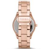 Fossil Boyfriend Multifunction Rose Gold Dial Rose Gold Steel Strap Watch for Women - ES3885 Buy Now By Fossil