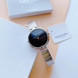 Calvin Klein Authentic Black Dial Silver Steel Strap Watch for Women - K8G23141 Buy Now By Calvin Klein