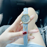 Versace V-Twist Blue Dial Blue Leather Strap Watch for Women - VELS00319 Buy Now By Versace