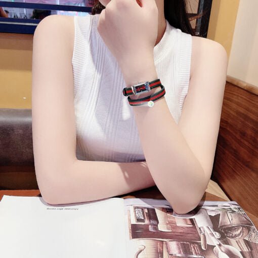 Gucci G-Frame Multicolored Dial Two Tone Nylon Strap Watch For Women - YA128527 Buy Now By Gucci