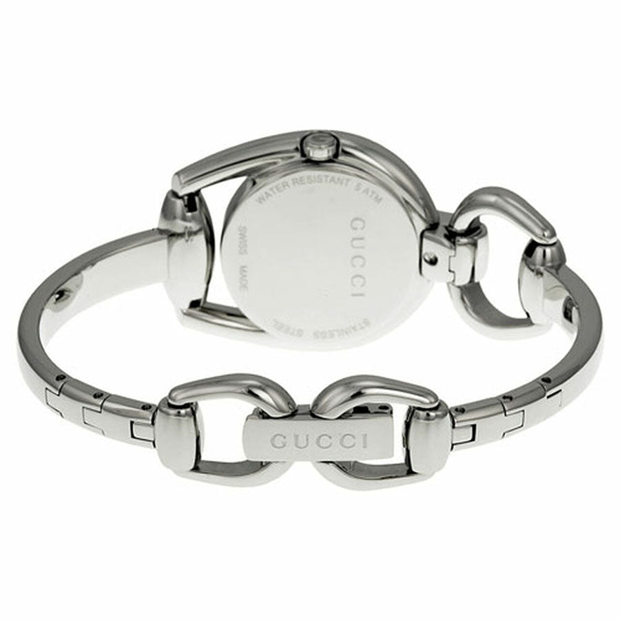 Gucci Horsebit Collection Diamonds Mother of Pearl Dial Silver Steel Strap Watch For Women - YA139506 Buy Now By Gucci